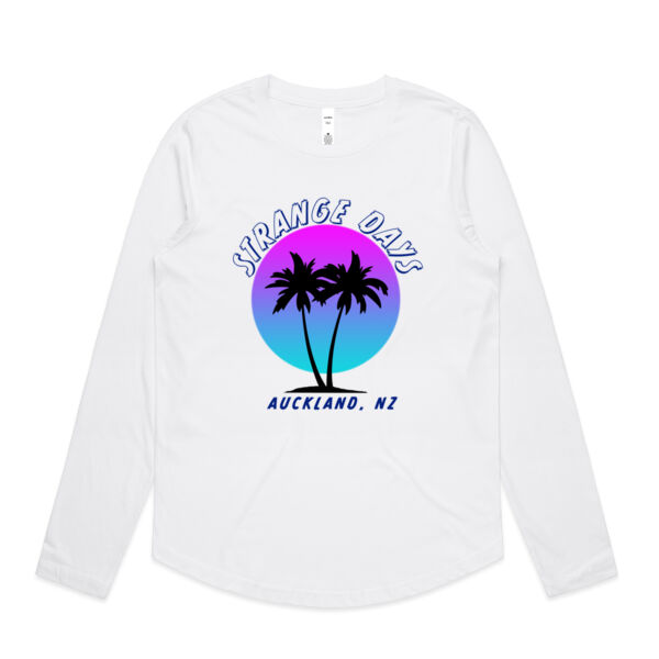 Summer Vibes    - Womens Curve Longsleeve Tee Thumbnail