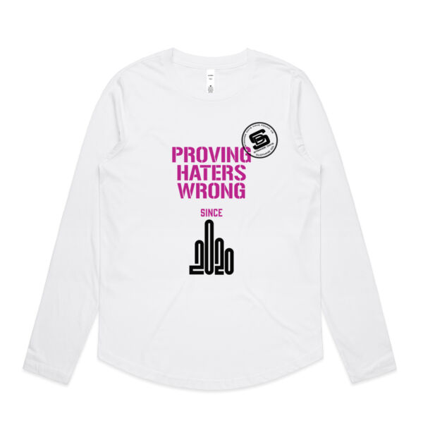 Proving Them Wrong! - Womens Curve Longsleeve Tee Thumbnail