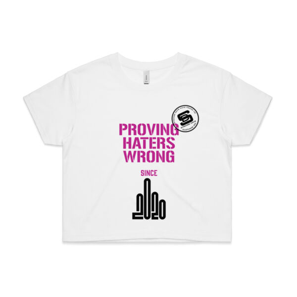 Proving Them Wrong! - Womens Crop Tee Thumbnail