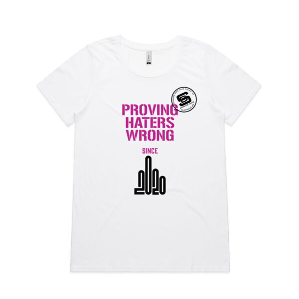 Proving Them Wrong! - Womens Shallow Scoop Tee Thumbnail