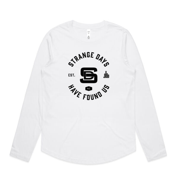 STRANGE DAYS HAVE FOUND US - Womens Curve Longsleeve Tee Thumbnail