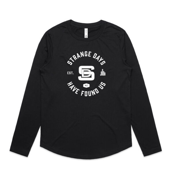 STRANGE DAYS HAVE FOUND US  - Womens Curve Longsleeve Tee Thumbnail