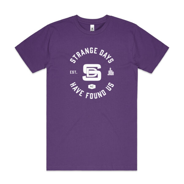 STRANGE DAYS HAVE FOUND US  - Mens Block T shirt Thumbnail