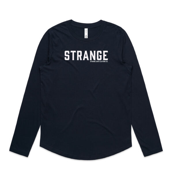 People are STRANGE! - Mens Staple T shirt - Womens Curve Longsleeve Tee Thumbnail