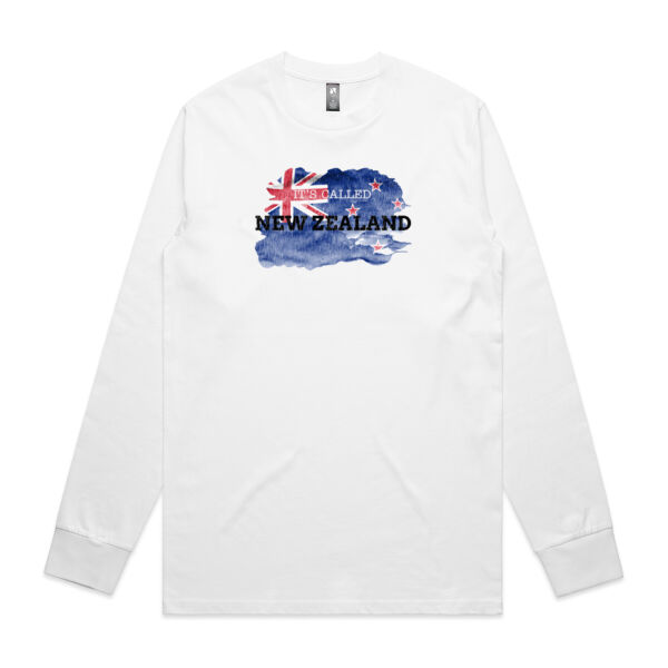 NEW ZEALAND - Mens Classic Long Sleeved Tee Thumbnail